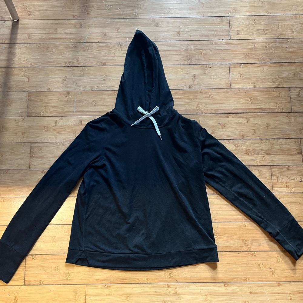 Vuori Halo Essential Hoodie Black, Size Small